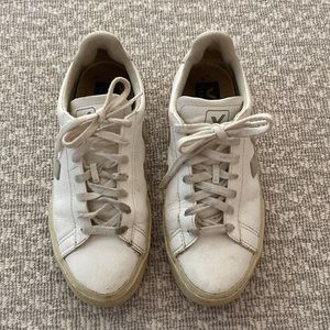 Vera white leather sneakers